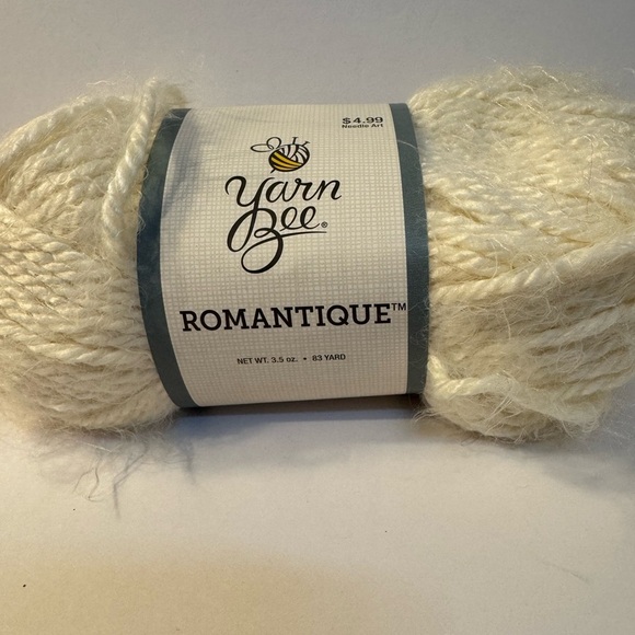 Other - 1 Skein Yarn Bee Romantique Yarn - Ivory